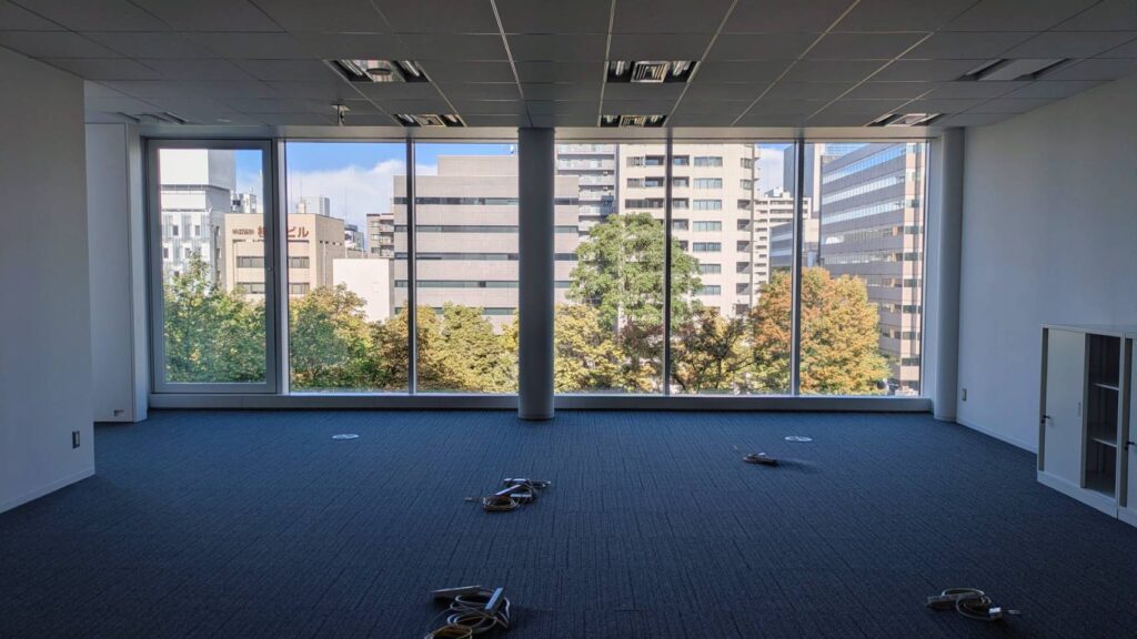 引っ越し前の5階オフィス